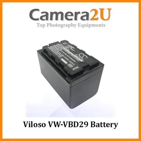 Viloso Vw Vbd29 Battery For Panasonic Camcorder Camera2u Malaysia Top Camera Equipments Store