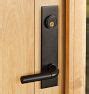 Tumalo Brass Lever Exterior Door Hardware Tube Latch Set Rejuvenation