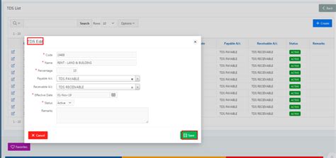 The Steps to create TDS in TDS Master? | Fresa Blogs