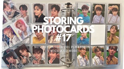 Storing Photocards Nct Seventeen Zb P Harmony Txt And More