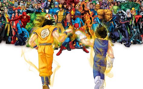 Dragon Ball Z Vs Marvel Superheroes