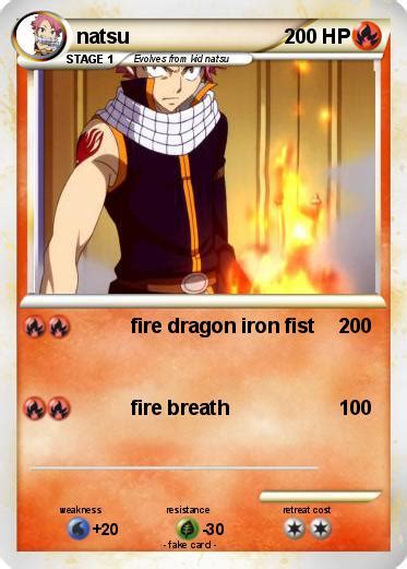 Pokémon Natsu 1952 1952 Fire Dragon Iron Fist My Pokemon Card