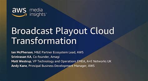 Video Broadcast Playout Cloud Transformation The Broadcast Knowledge