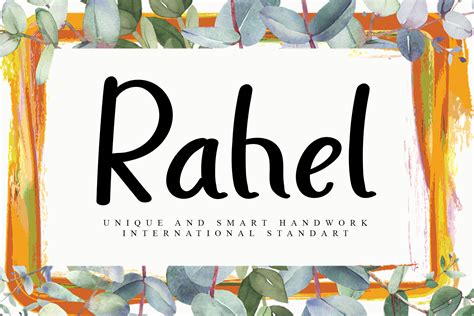 Rahel Font By Giartstudios Creative Fabrica