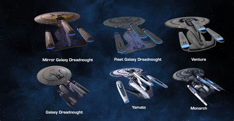 Galaxy Class Dreadnaught Variants In Star Trek Online