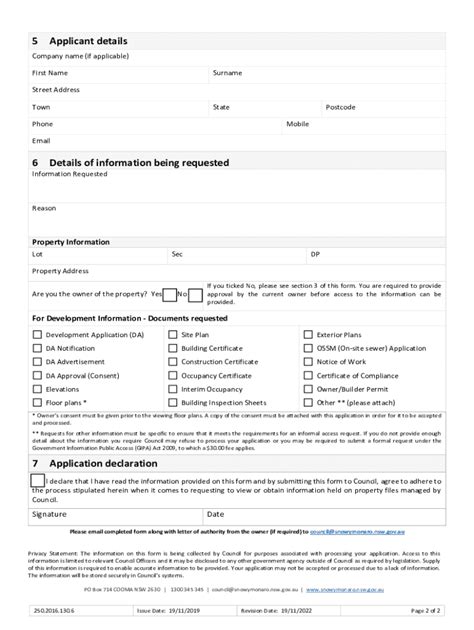 Fillable Online Informal Gipa Access Application Fax Email Print