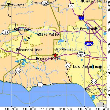 Hidden Hills, California (CA) ~ population data, races, housing & economy