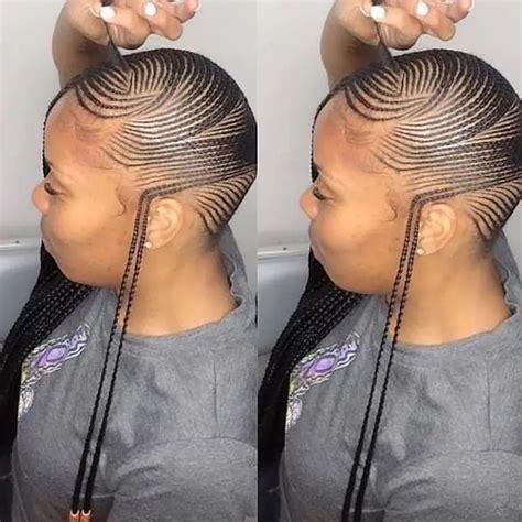 Unique Tiny Weaving Cornrow Hairstyles For Women Ykm Media African