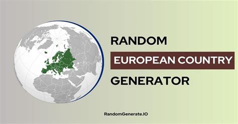 Random European Countries Generator