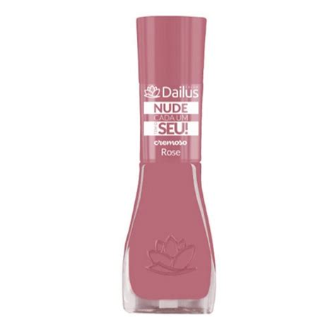 Esmalte Cremoso Nude Dailus Cada Um Tem O Seu Cor Rose Shopee Brasil