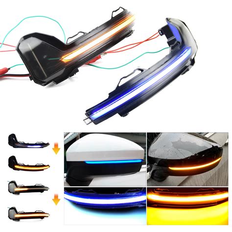 Pcs Led Dynamic Turn Signal Light Side Rearview Mirror Indicator