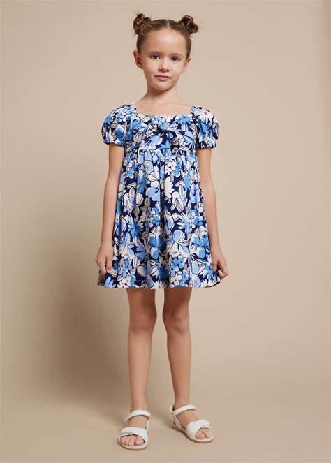 Girls Printed Dress Better Cotton Ink Mayoral