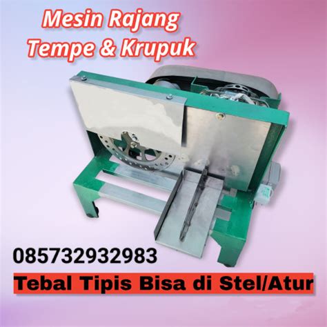 Jual Mesin Rajang Tempe Krupuk Alat Potong Pengiris Buat Keripik