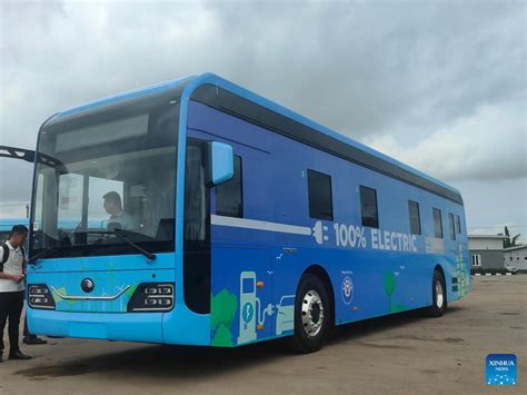 Chinese Bus Maker Yutong Launches First Electric Buses In Nigeria Xinhua