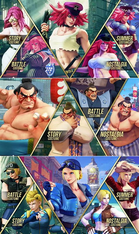 New Street Fighter V Trailers Preview E Honda Poison And Lucia The