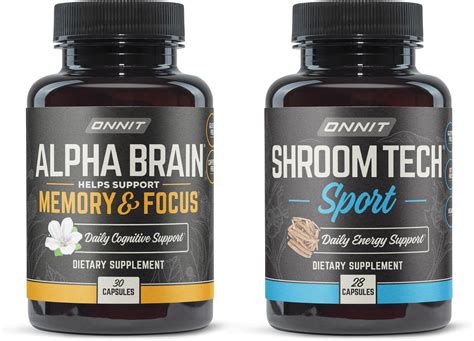 Onnit Premium Alpha Brain Bundle Nootropic Brain Supplement 30 Count For Focus