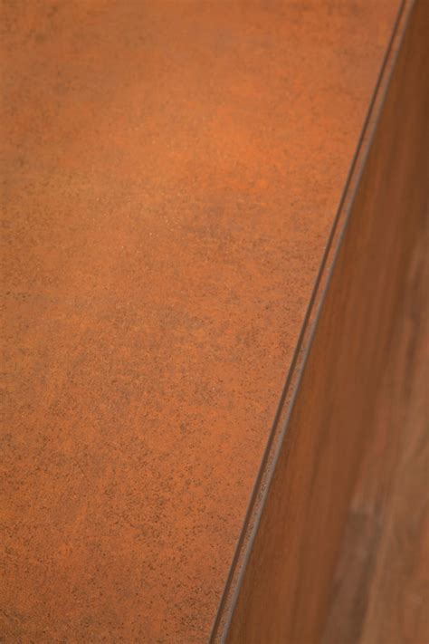 Domicile Designs Neolith Display Countertops Iron Corten Cladding