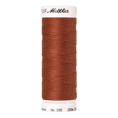 Fil à coudre Mettler Seralon 200m 1054 Rouge brique 1678 Simac