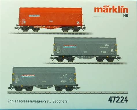 M Rklin Ho Schiebeplanwagen Set Neu In Ovp Eur Picclick De