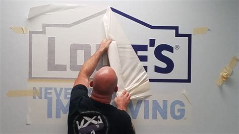 Lowes Logo Wall Graphics Fusion Marketing