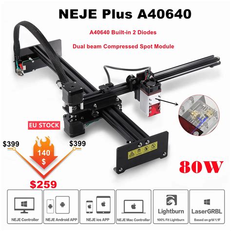 Neje Master S Plus A Cnc Laser Engraver Cutting Machine