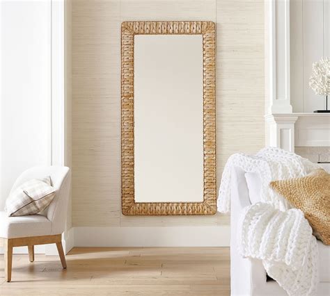 Mallorca Handwoven Seagrass Mirror Pottery Barn