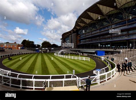 A General View Of The Grandstand At Ascot High Resolution Stock