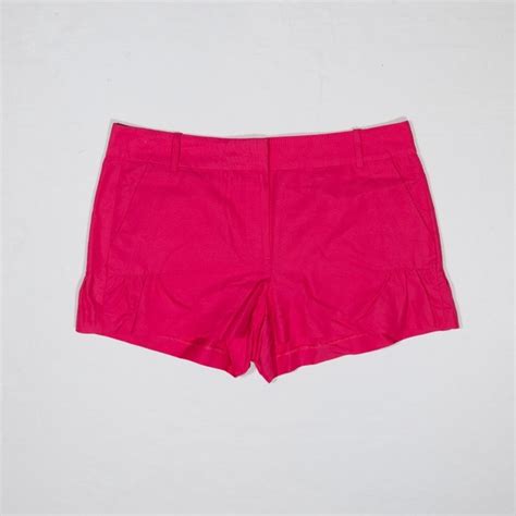 J Crew Shorts New J Crew Cotton Silk Mid Rise Ruffle Flirty Detail