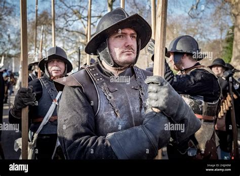 London Uk Th Jan King Charles I Execution Parade Re