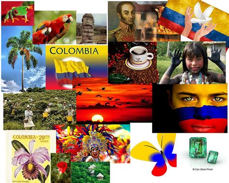 DIVISIÓN POLÍTICA DE COLOMBIA TEMA 7 COLLAGE DE FOTOS