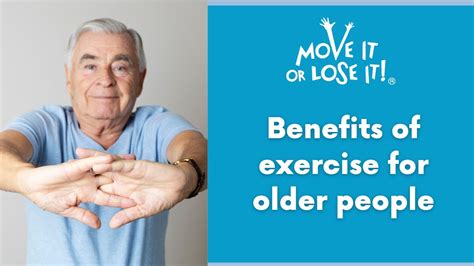 Benefits Of Exercise For Older People Youtube