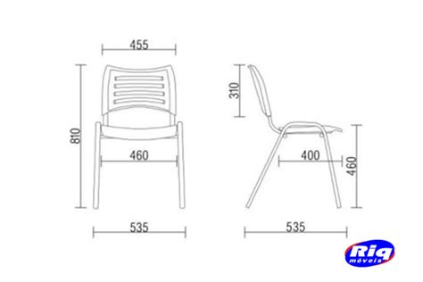 Cadeira Para Refeit Rio Fixa Empilh Vel Turmt Riq M Veis