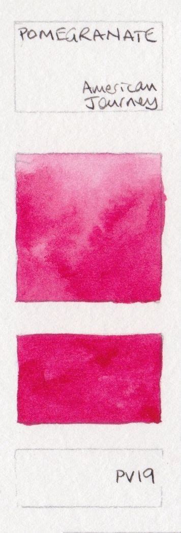 Red Watercolour Swatches Jane Blundell Artist Color Me Colour