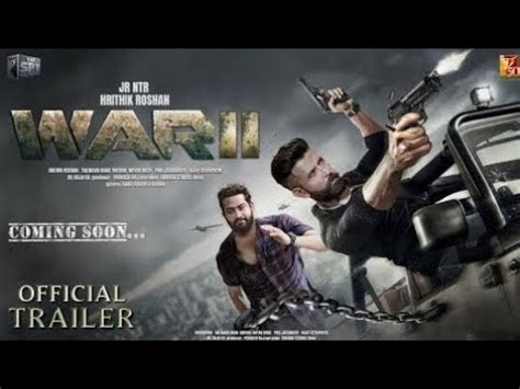 WAR 2 Official Trailer Hrithik Roshan Jr NTR Siddharth Anand