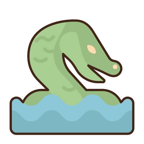 Sea Monster Flaticons Lineal Color Icon