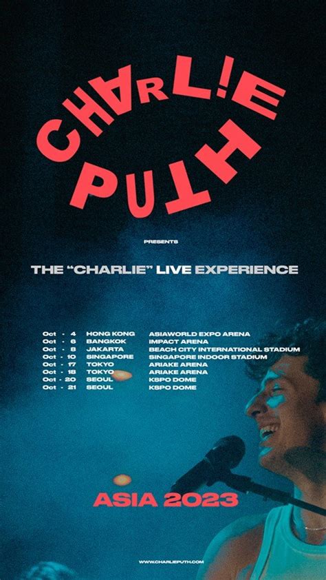 How To Buy Tickets For Charlie Puths Bangkok Concert On October Th