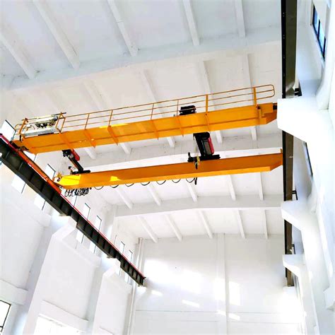 Factory Supply Ton Double Girder Overhead Bridge Crane For Sale