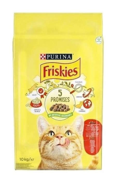 Friskies Etli Tavuklu Ve Sebzeli Yetişkin Kedi Maması 10 Kg Fiyatı