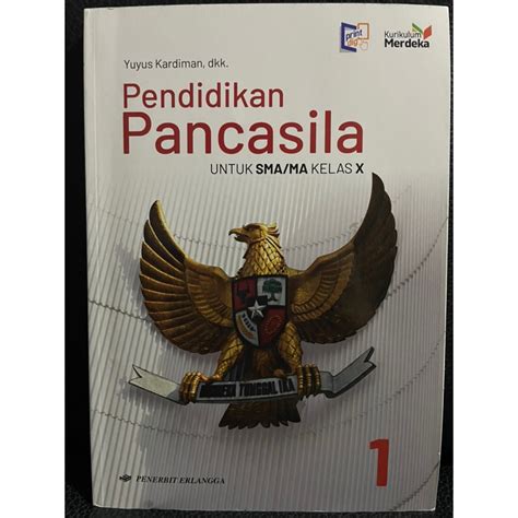 Jual Pendidikan Pancasila Sma Kelas X Kurikulum Merdeka Penerbit