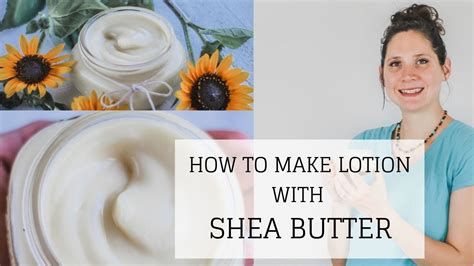 How To Make Lotion With Shea Butter Homemade Lotion Bumblebee