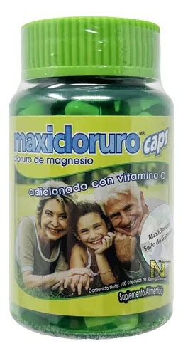 Cloruro De Magnesio Con Vitamina C Caps Maxicloruro Mercadolibre