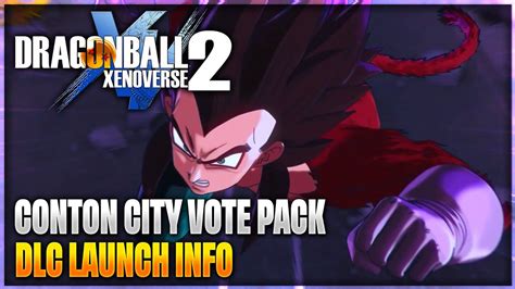 Conton City Vote Pack DLC 14 Info Release Date Dragon Ball