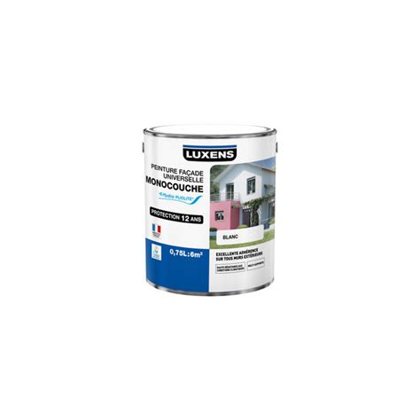 Peinture Facade Hydro Pliolite Blanc Luxens Ans L