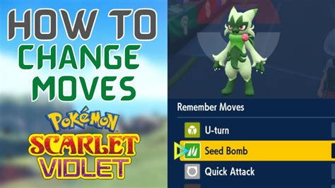 How to Change a Pokémon s Moves in Pokémon Scarlet Violet Scarlet