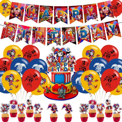 Amazon The Amazing Digital Circus Party Decorations Birthday Party