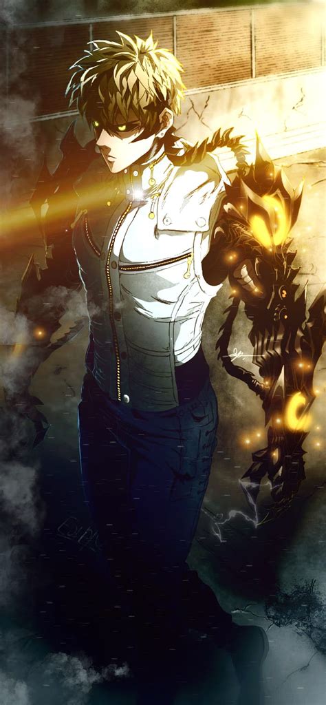 GENOS Demon Cuborg One Punch Man Saitama HD Phone Wallpaper Peakpx