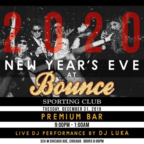 Bounce Chicago | New Years Events