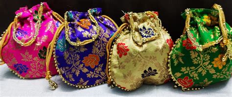 Indian Potli Bag Wedding Return Gift Sikh Wedding Purse Etsy