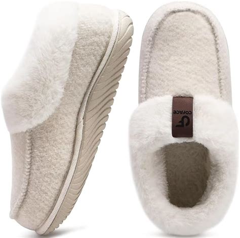 Amazon Coface Women S Memory Foam House Slippers Arch Support