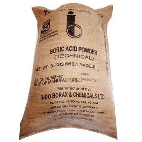 Boric Acid Powder At Best Price In Ahmedabad By Bhimani Brothers Id 15309527333